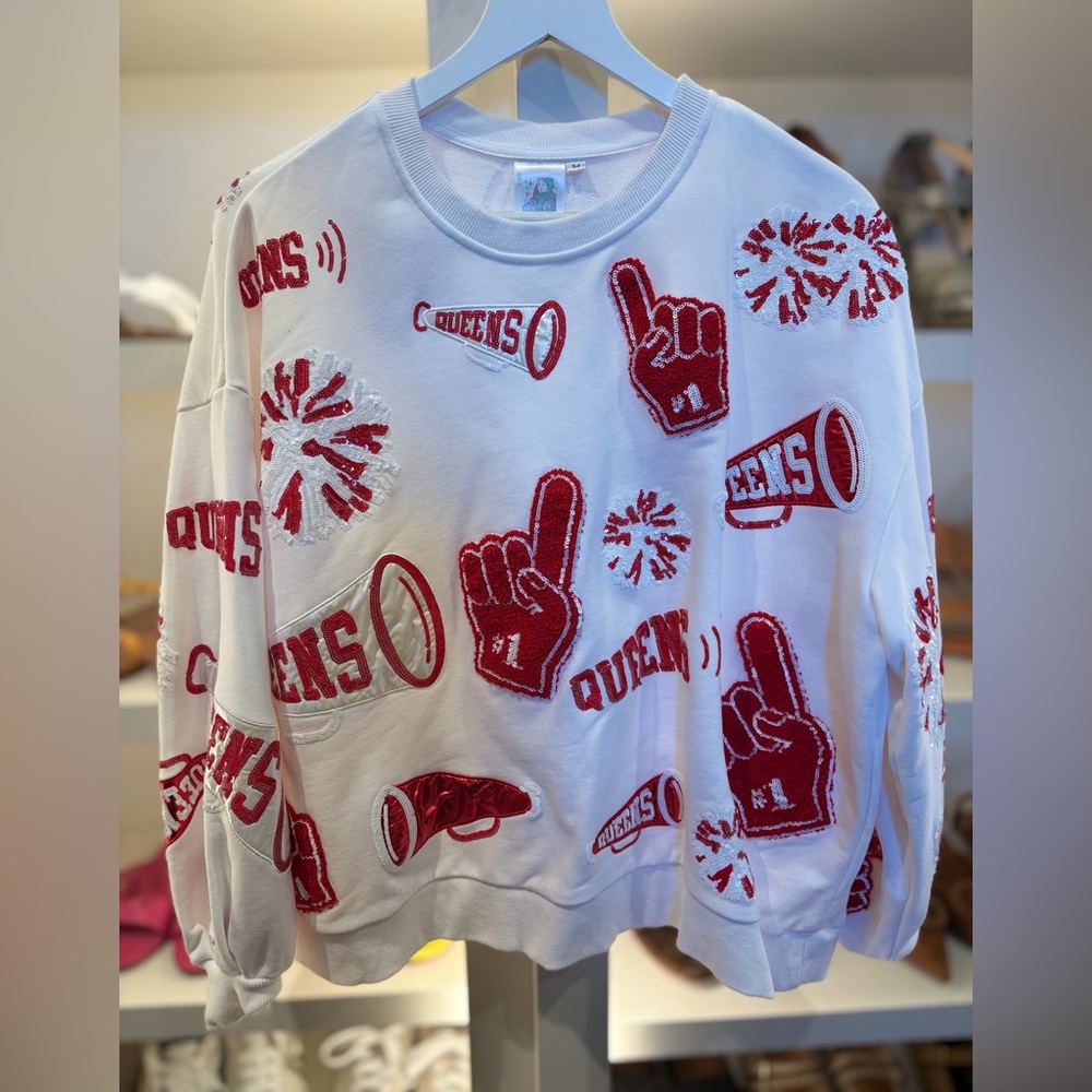 Queen of Sparkles Go Team Sweatshirt